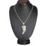 silver necklace men