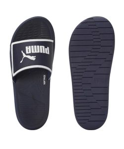 black puma slides
