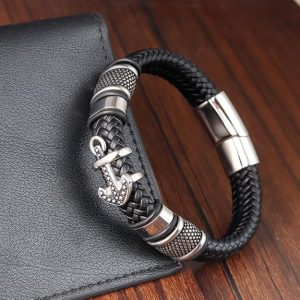 leather bracelet men